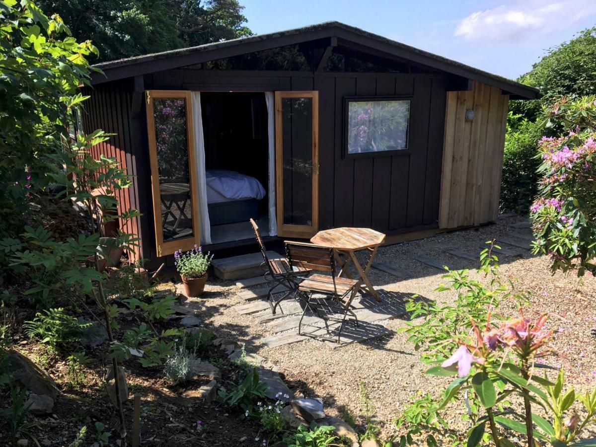Little Kestrel Cabin Pennal Exterior foto