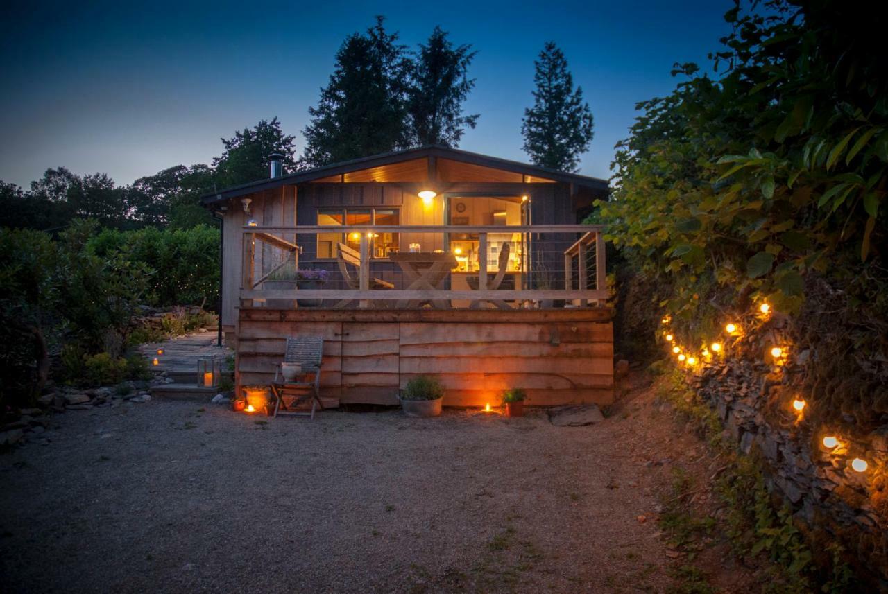 Little Kestrel Cabin Pennal Exterior foto